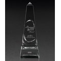Kasmir Obelisk Crystal Award (3 1/2"x12"x3 1/2")